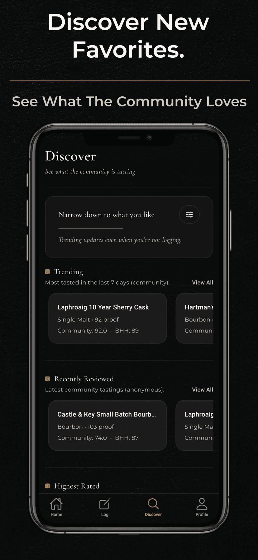 Neat Notes Discover screen