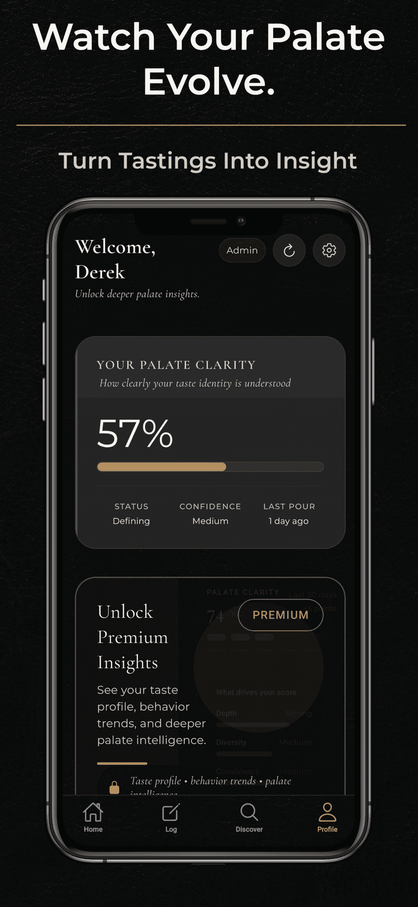 Neat Notes palate clarity screen